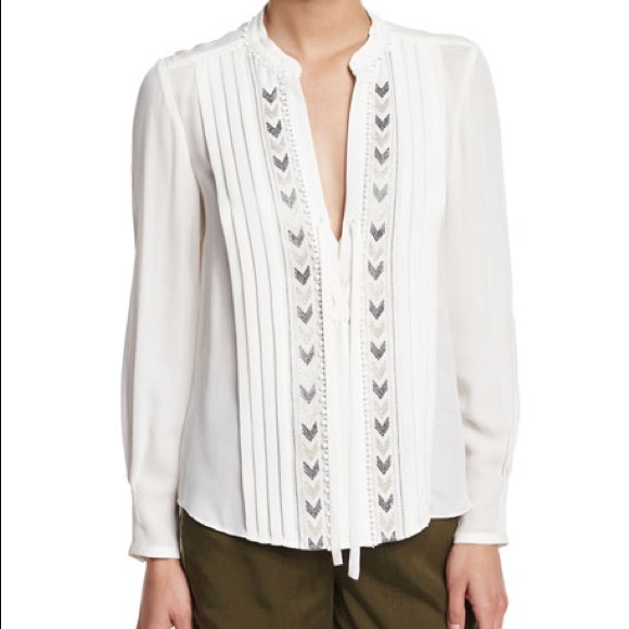 Rebecca Taylor Silk Top - Picture 2 of 12